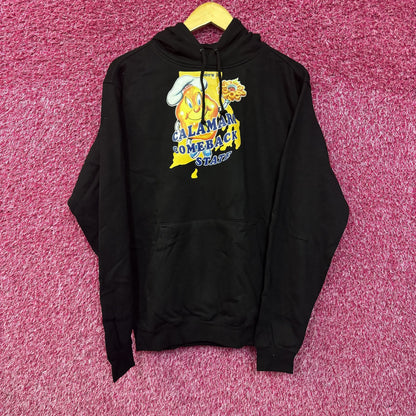 Iggy's Limited Edition Calamari Comeback State Black Hoodie Small