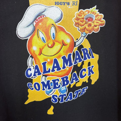 Iggy's Limited Edition Calamari Comeback State Black Hoodie Small