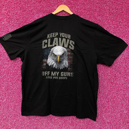Bass Pro Shops "Claws Off My Guns" Graphic T-Shirt 3XL