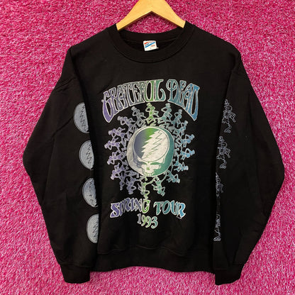 Grateful Dead Spring Tour Psychadelic Rock Crewneck sweater size Small