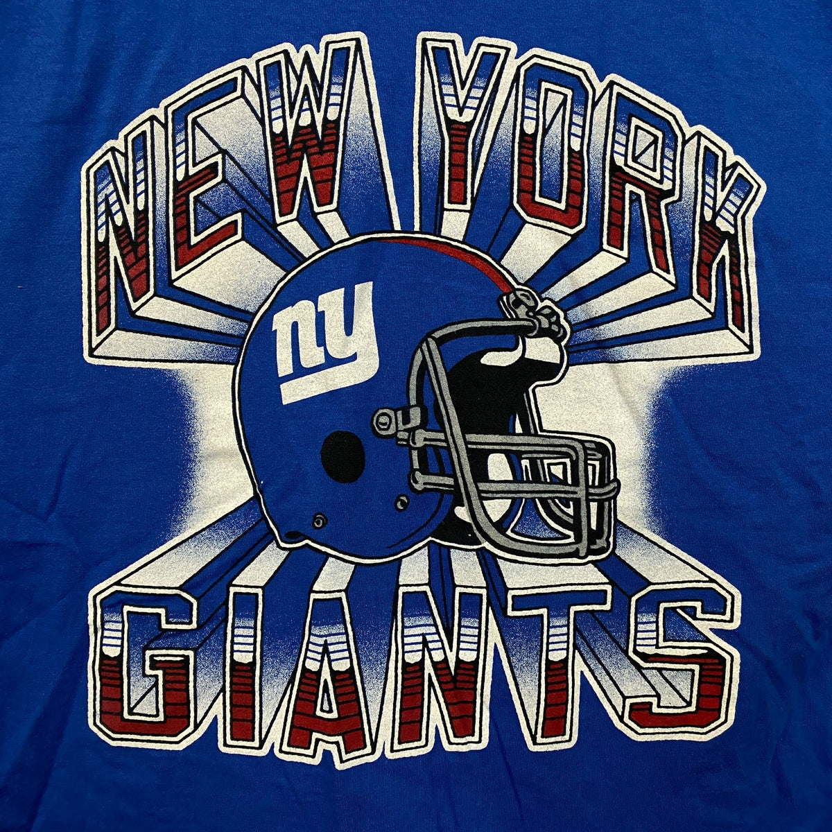 New York Giants Helmet Tshirt size XL