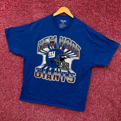 New York Giants Helmet Tshirt size XL