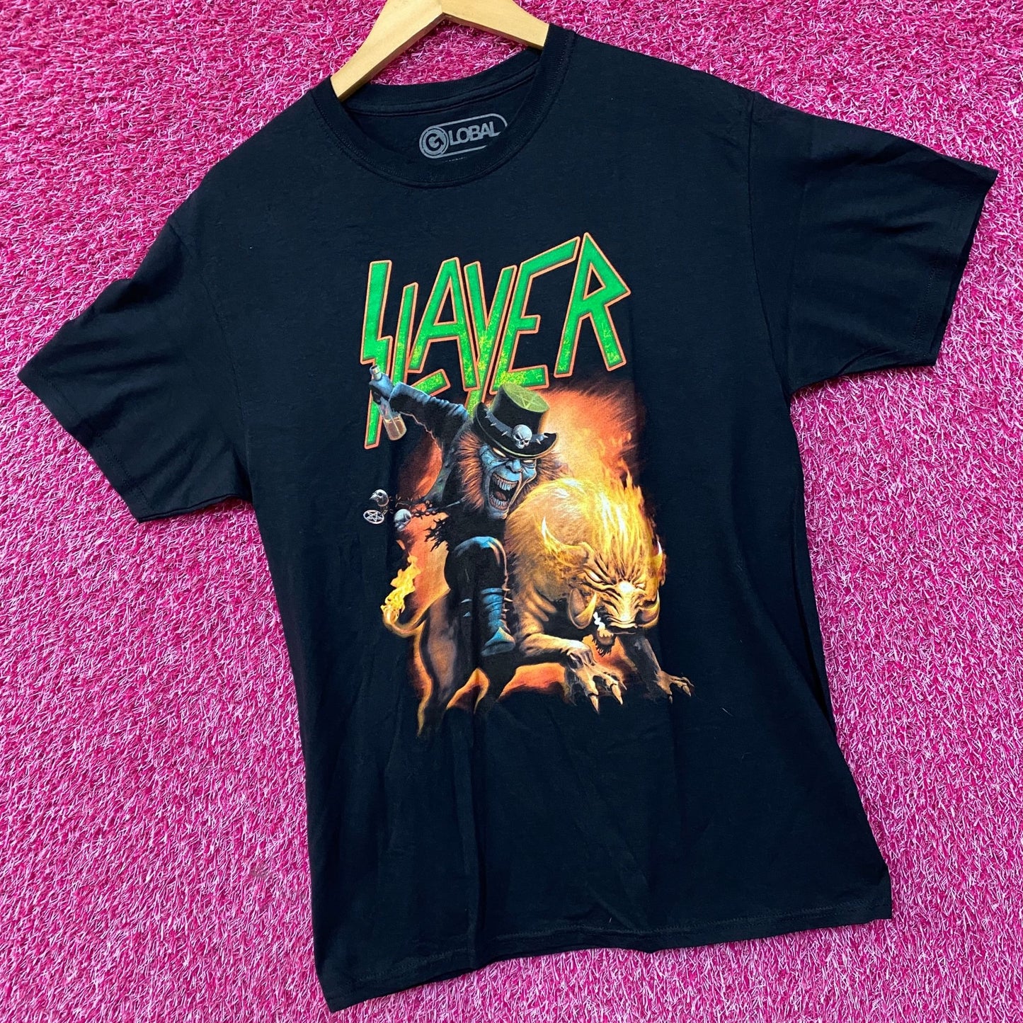 Slayer Hell Beast Leprechaun T-shirt size Medium