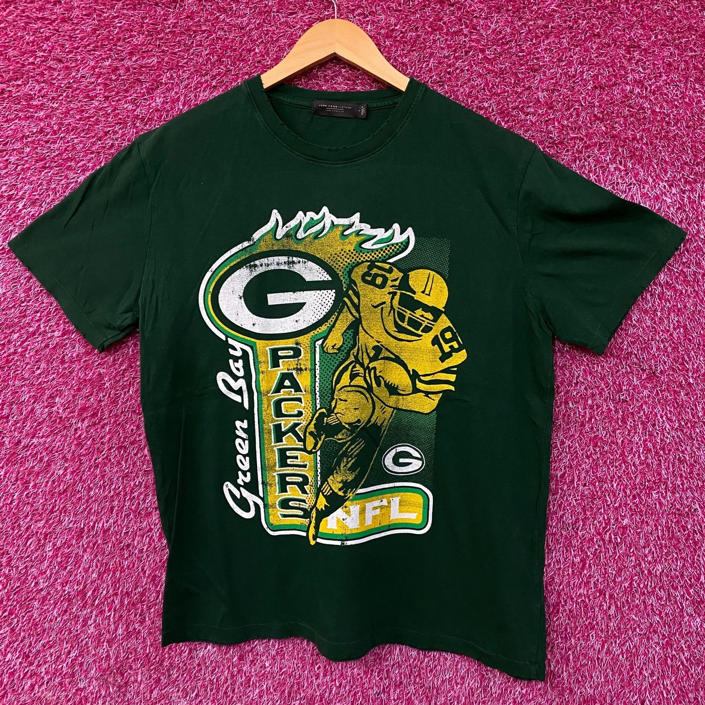 Junk Food Clothing Green Bay Packers Running Back Graphic T-Shirt Large