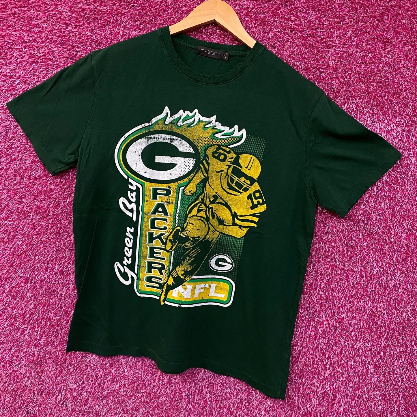 Junk Food Clothing Green Bay Packers Running Back Graphic T-Shirt Large