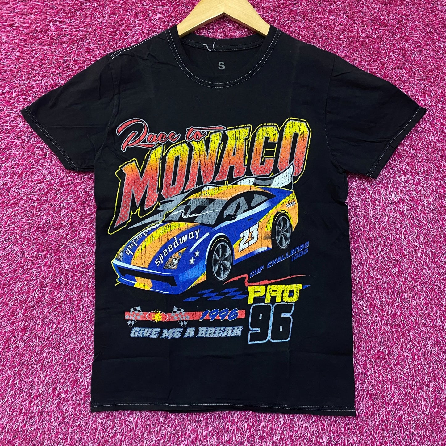 Race to Monaco Pro 96 Cup Challenge 1000 Racing Car Tee Small
