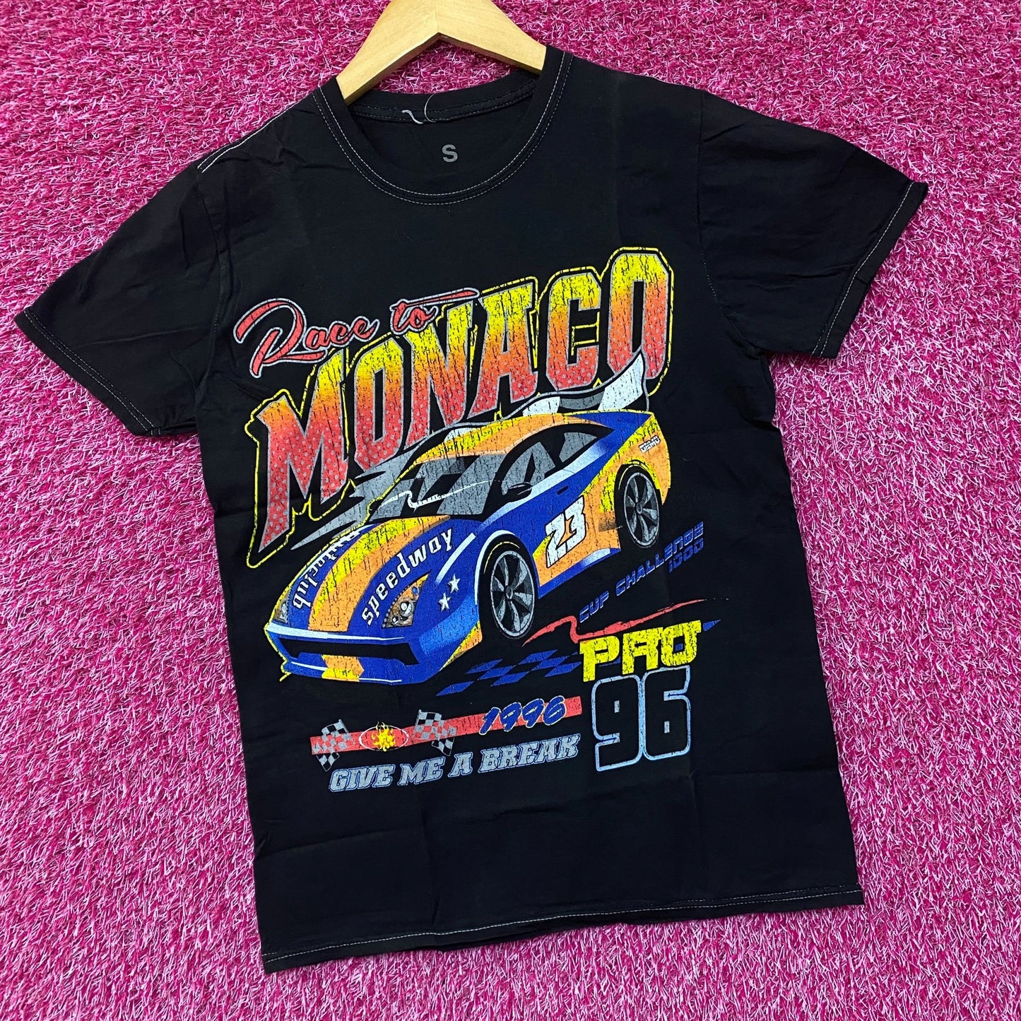 Race to Monaco Pro 96 Cup Challenge 1000 Racing Car Tee Small