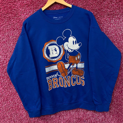 Junk Food X Disney Denver Broncos Crewneck sweater size XL