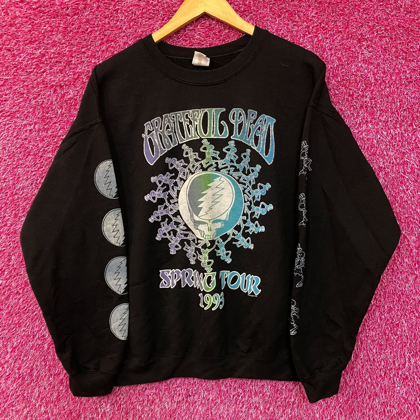 Grateful Dead Spring Tour Psychadelic Rock Crewneck sweater size Medium