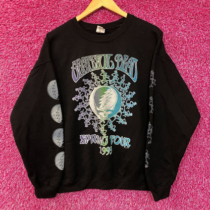 Grateful Dead Spring Tour Psychadelic Rock Crewneck sweater size Medium
