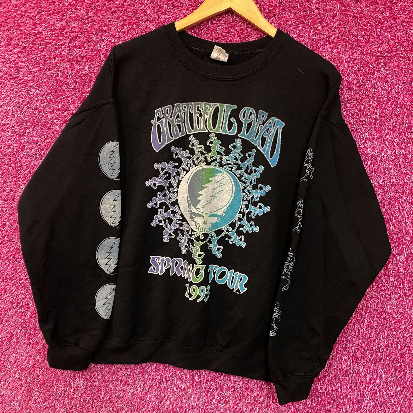 Grateful Dead Spring Tour Psychadelic Rock Crewneck sweater size Medium