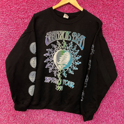 Grateful Dead Spring Tour Psychadelic Rock Crewneck sweater size Medium