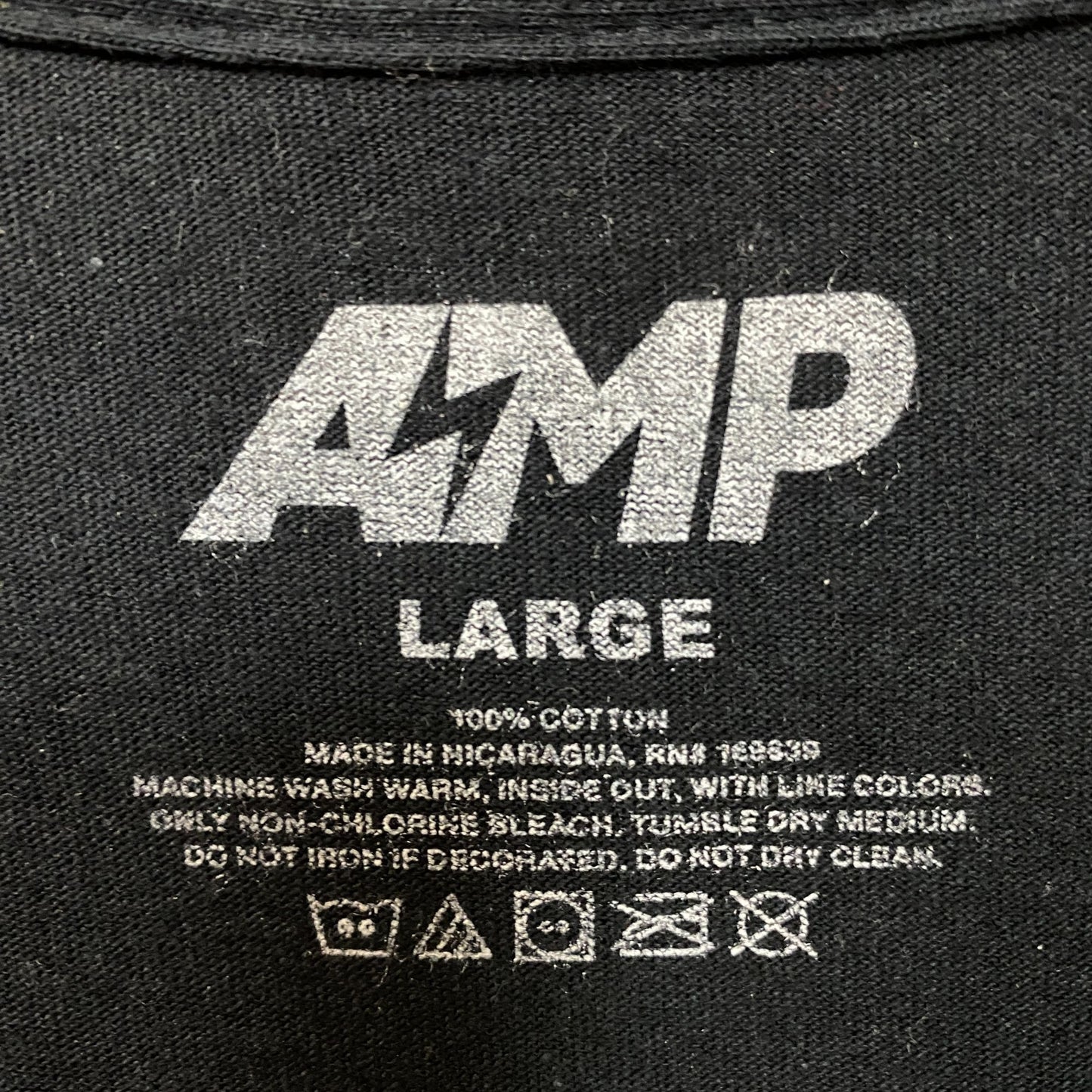 AMP Skull Lightning T-Shirt Large