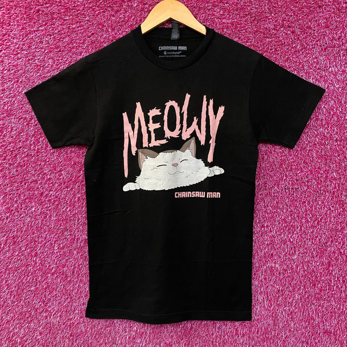 Chainsaw Man Meowy Anime Graphic T-Shirt Small