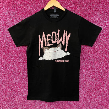 Chainsaw Man Meowy Anime Graphic T-Shirt Small