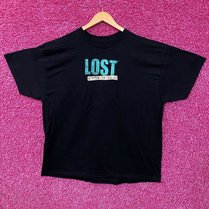 Lost "Playing By The Numbers" Graphic T-Shirt 2XL