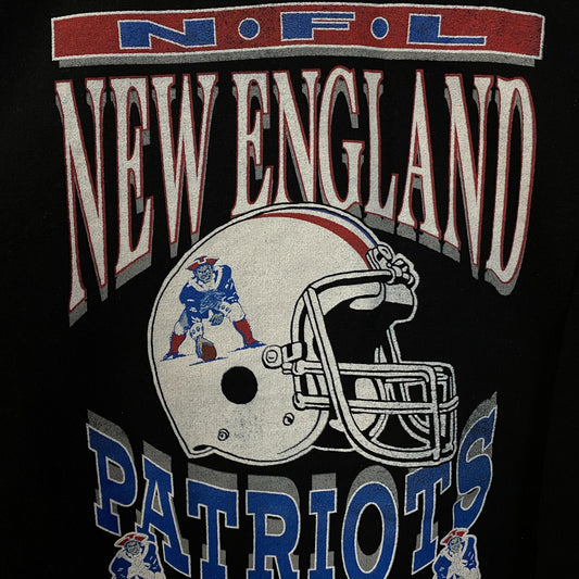 Junk Food Clothing New England Patriots NFL Helmet Flea Market Crew Fleece XL