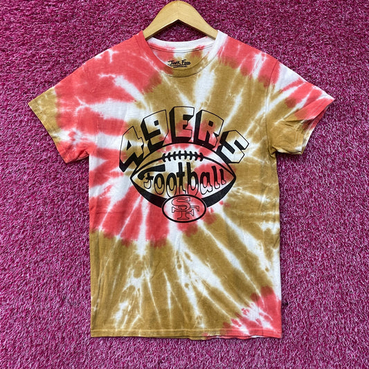 San Francisco 49ers Football Tie-Dye T-Shirt Extra Small