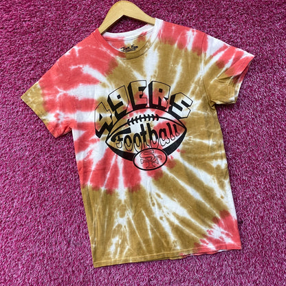 San Francisco 49ers Football Tie-Dye T-Shirt Extra Small