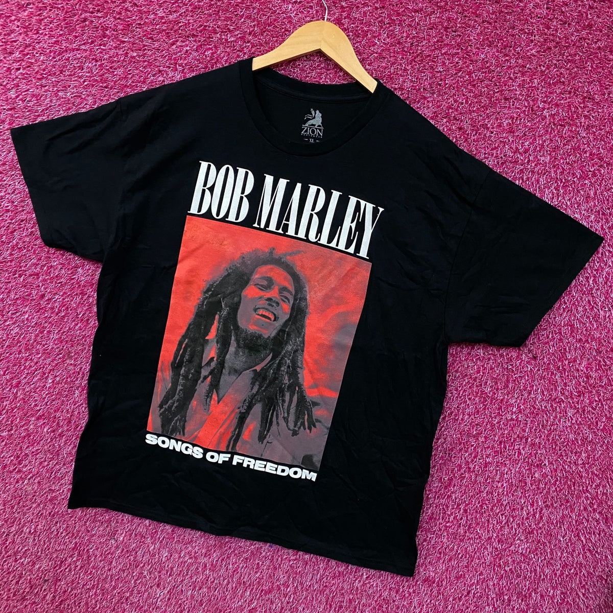 Zion Rootswear Bob Marley Songs of Freedom Graphic T-Shirt XL