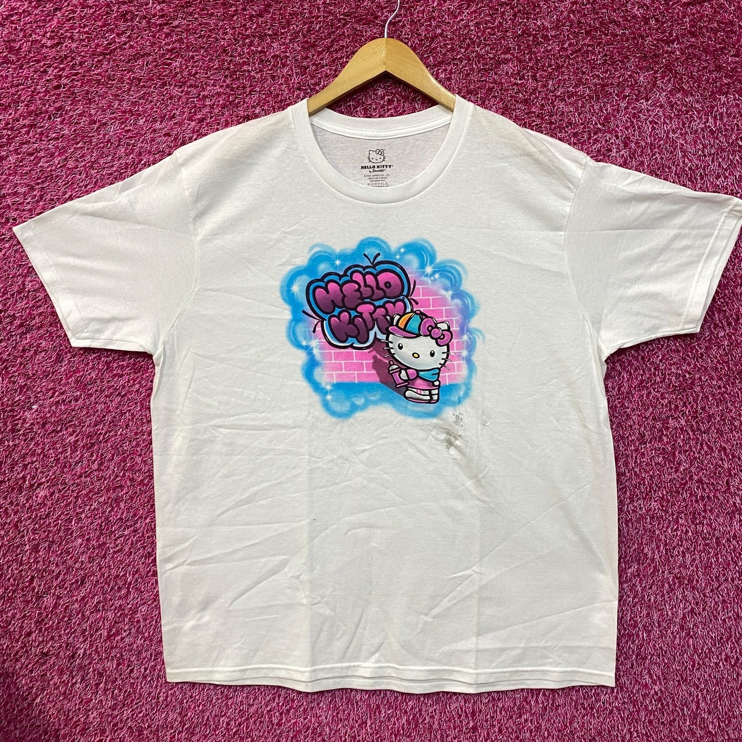 Sanrio Hello Kitty Graffiti Art T-Shirt 2XL