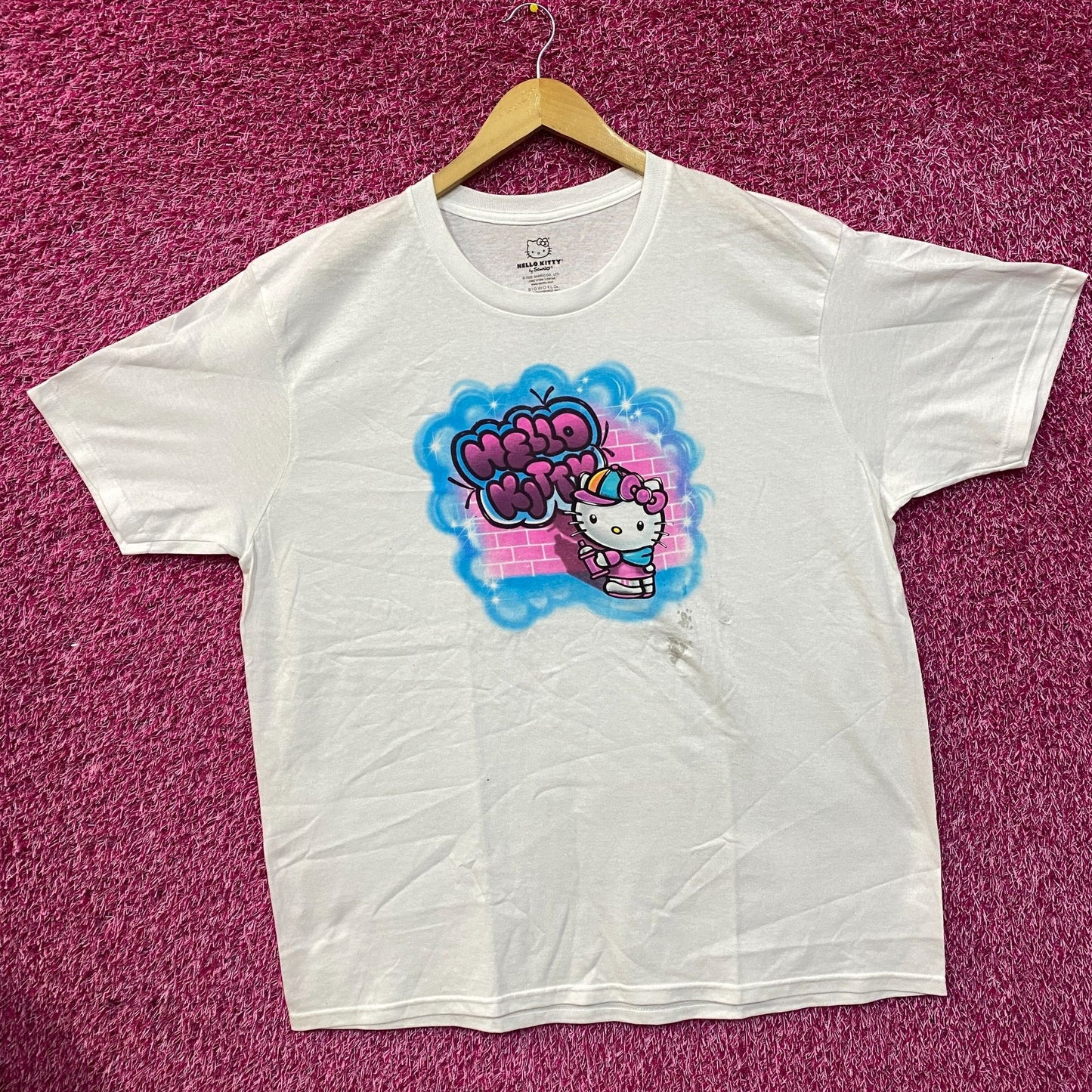 Sanrio Hello Kitty Graffiti Art T-Shirt 2XL