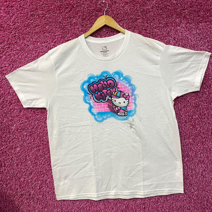 Sanrio Hello Kitty Graffiti Art T-Shirt 2XL