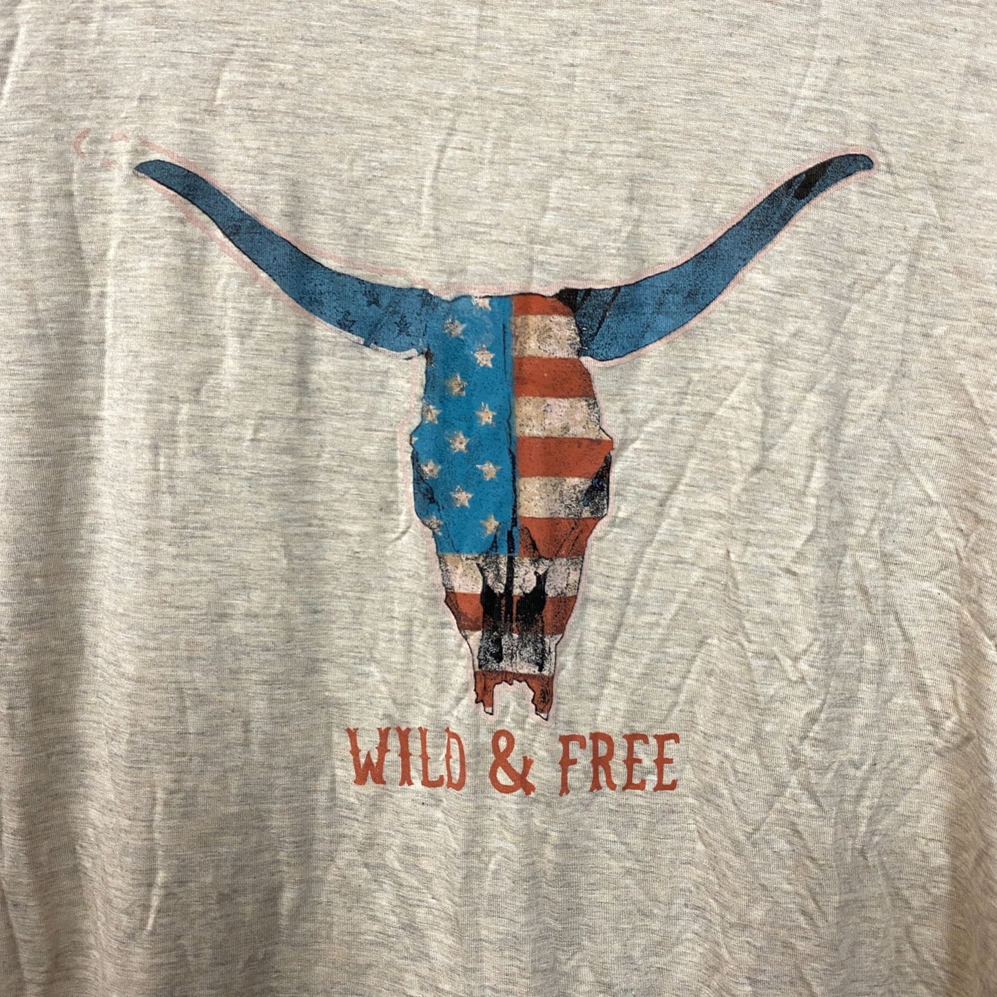 Maurices Americana Wild & Free Graphic T-Shirt Large