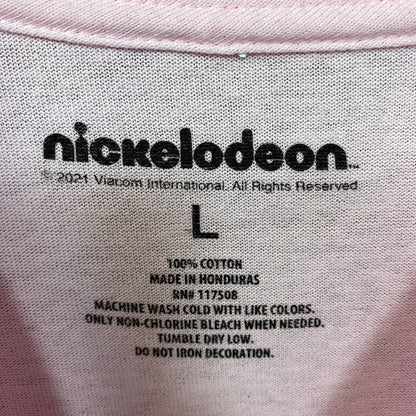 Nickelodeon Rocko's Moder Life Animated Series Cartoon Graphic Pink T-Shirt large