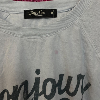 Junk Food Bonjour Crewneck Sweater size Large