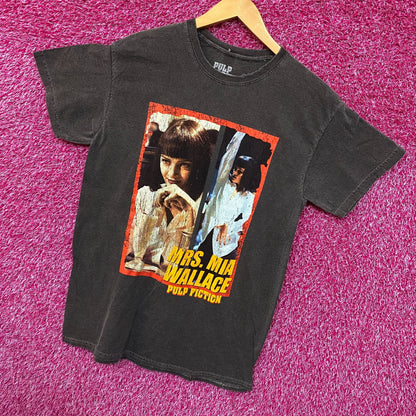 Pulp Fiction Mrs Mia Wallace Poster Movie Tee L