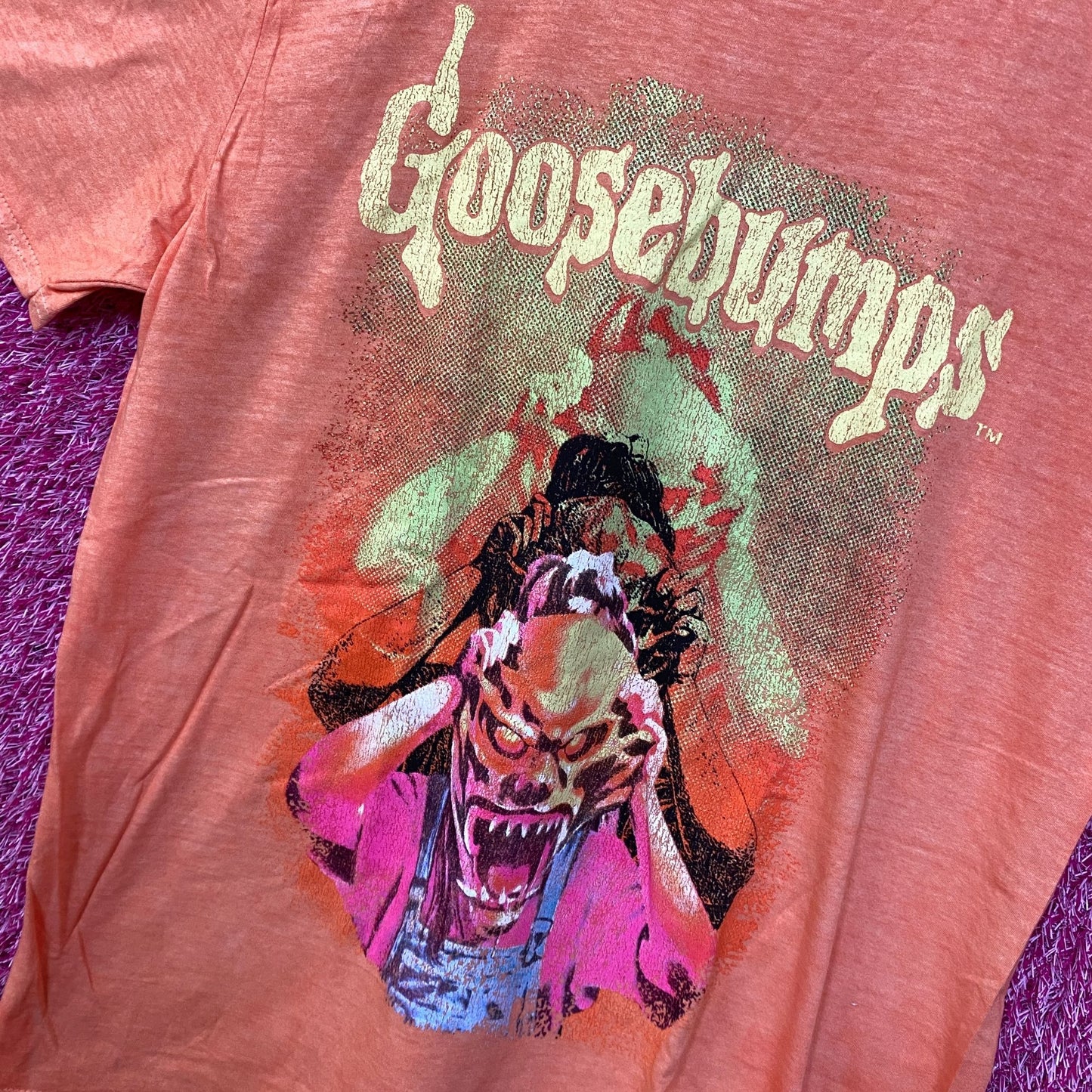 Goosebumps The Haunted Mask RL Stein Tshirt size medium