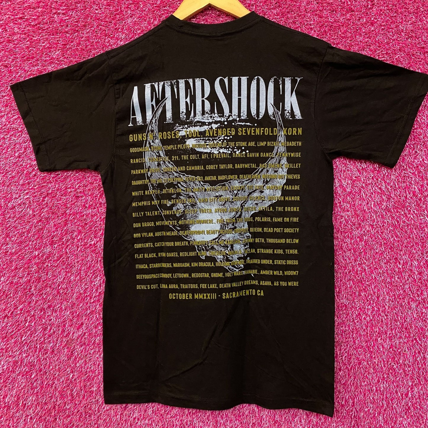 Aftershock Perch October 2023  Music Festival T-Shirt Medium
