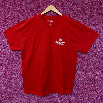 Junk Food Budweiser Anheuser Busch Vintage Style Graphic T-Shirt Large