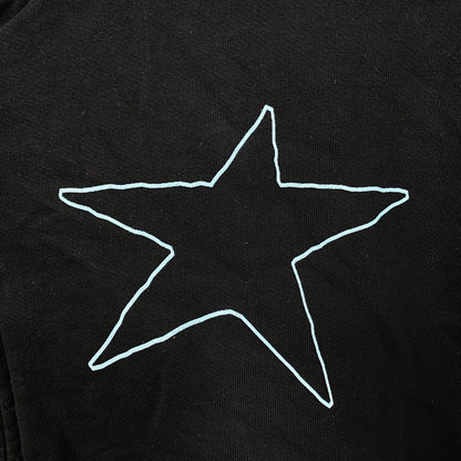 Beabadoobee Star Graphic Pullover Zip Hoodie Large