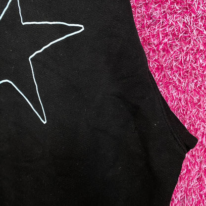 Beabadoobee Star Graphic Pullover Zip Hoodie Large