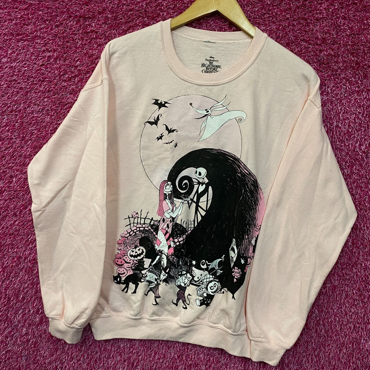The Nightmare Before Christmas Crewneck Sweater size Medium