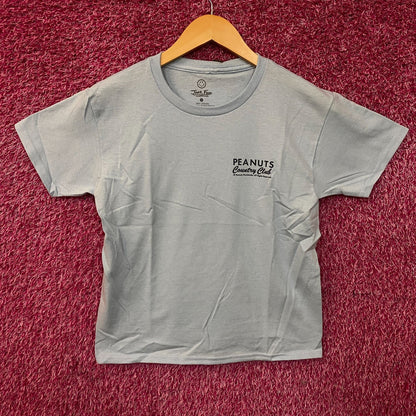 Peanuts "Country Club" Snoopy Graphic T-Shirt Small