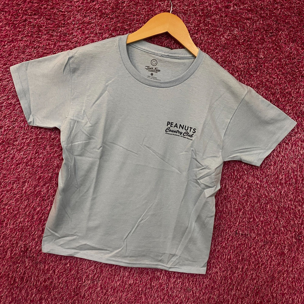 Peanuts "Country Club" Snoopy Graphic T-Shirt Small