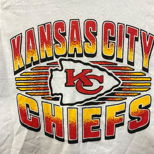Junk Food NFL Kansas City Chiefs Sleeveless Cropped T-Shirt small