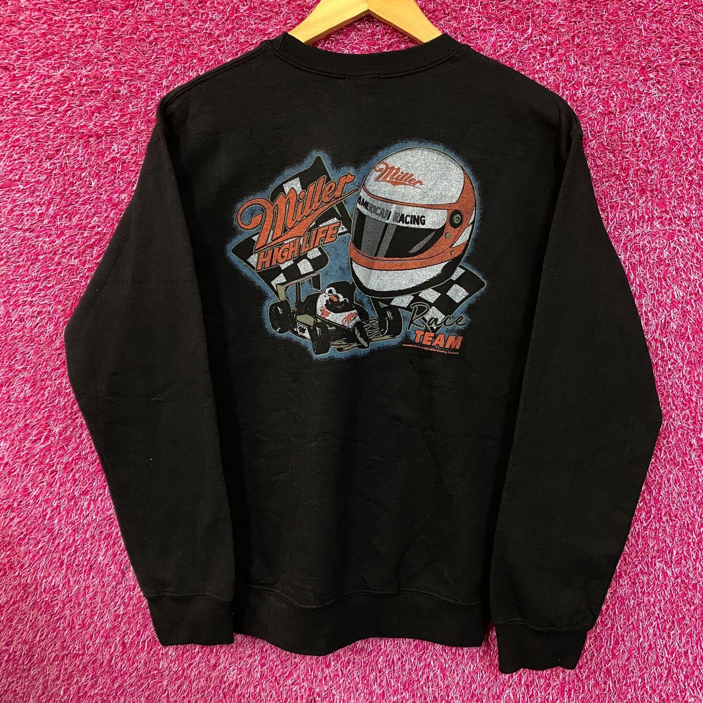 Junk Food Miller High Life Racing Pit Flea Market Fleece size XS