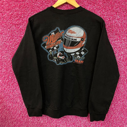 Junk Food Miller High Life Racing Pit Flea Market Fleece size XS