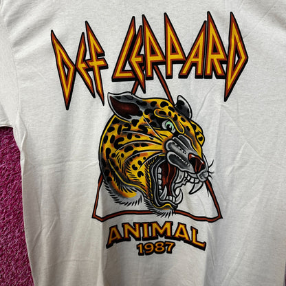Def Leppard Animal 1967 Rock Tour Tshirt size Large