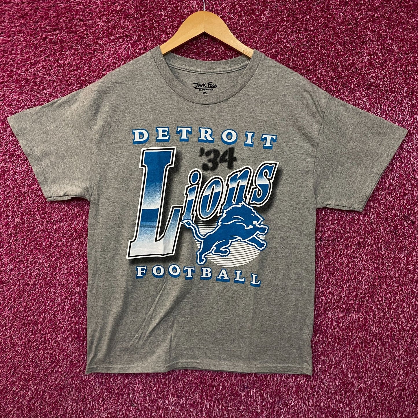 Junk Food Clothing NFL Detroit Lions Bootleg Flea Market Tee Medium