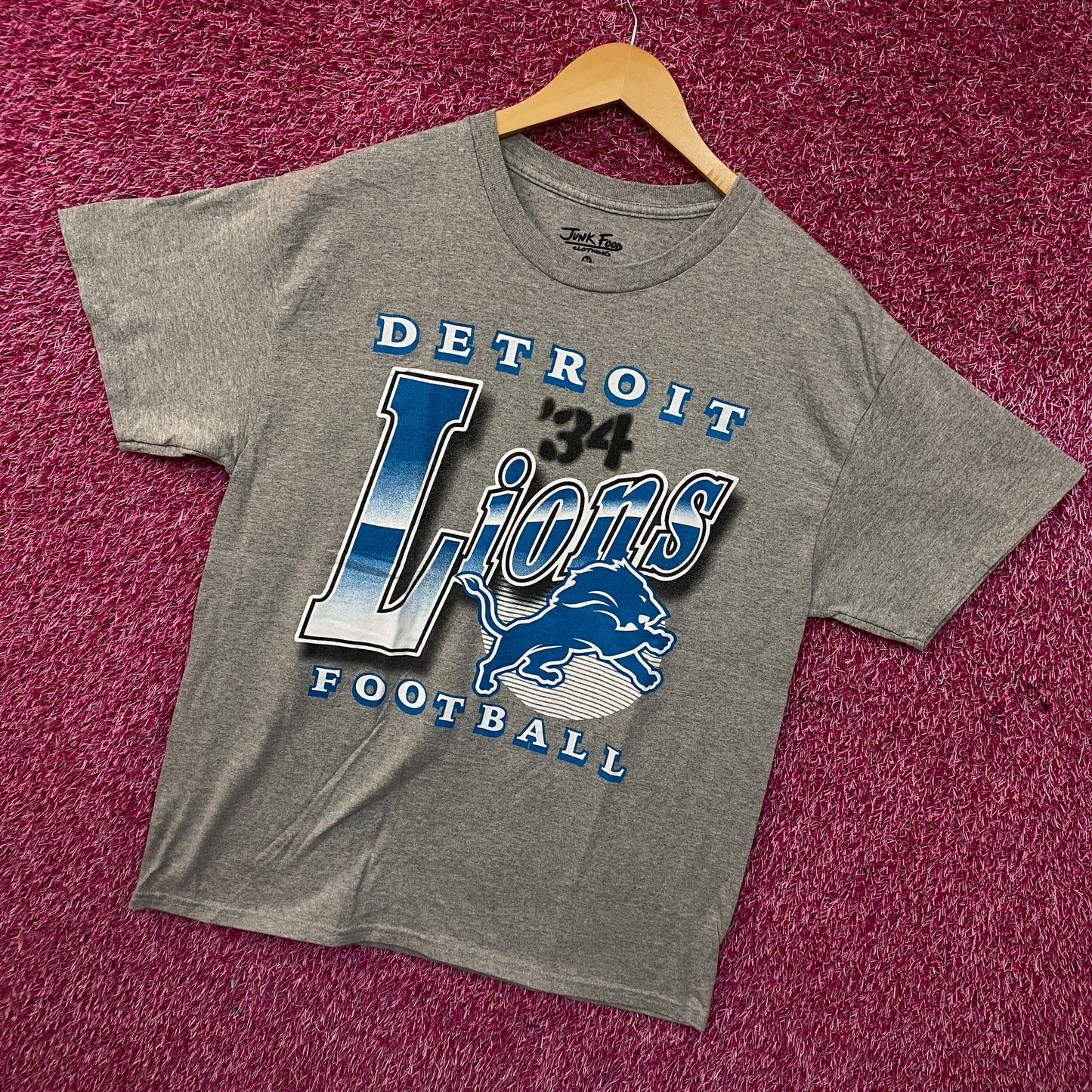 Junk Food Clothing NFL Detroit Lions Bootleg Flea Market Tee Medium