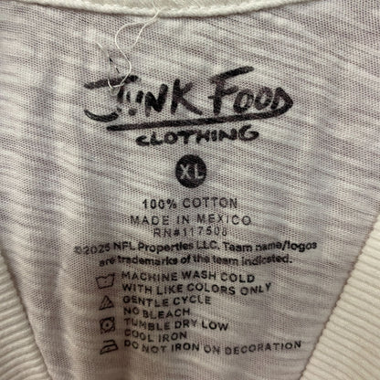 Junk Food Clothing NFL Philadelphia Eagles Game Time Mock Neck Crop Tee XL