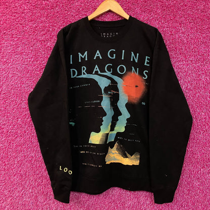 Imagine Dragons Loom World Tour 2024 Crewneck Sweatshirt Large