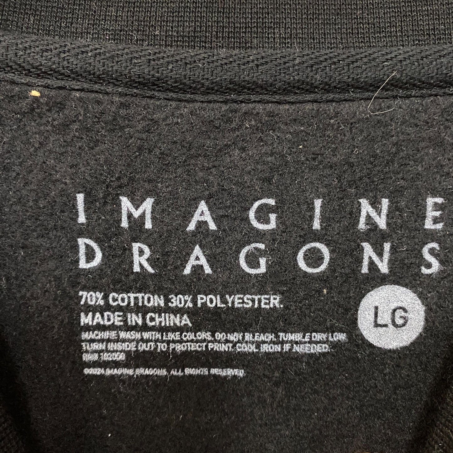Imagine Dragons Loom World Tour 2024 Crewneck Sweatshirt Large