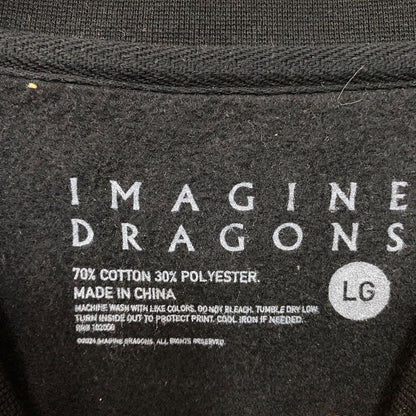 Imagine Dragons Loom World Tour 2024 Crewneck Sweatshirt Large