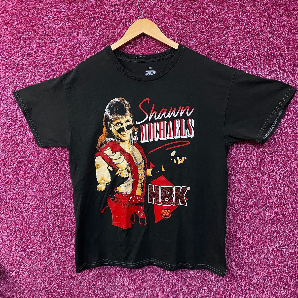 WWE Shawn Michaels (HBK) Graphic T-Shirt Medium